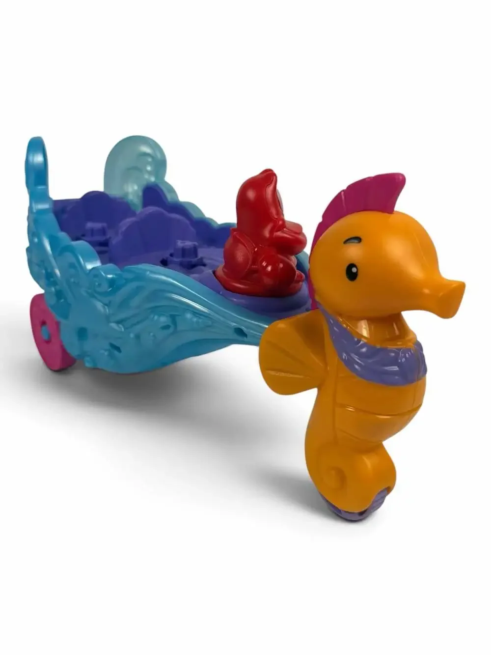 Fisher-Price Little People Disney Princess Ariel's Light-Up Sea Carriage